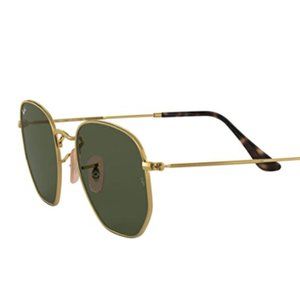 hexagon flat lens sunglasses